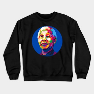 Nelson mandela pop art Crewneck Sweatshirt